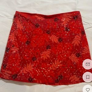 Stunning y2k sequined express mini skirt